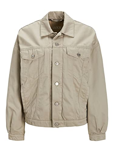 JACK&JONES Women's JJXX JXMOCCA Canvas Jacket NOOS, London Fog, L von JACK & JONES