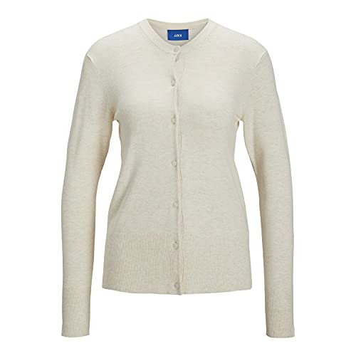 JJXX Women's JXOLIVIA LS Soft Cardigan Knit NOOS Strickjacke, Snow White, L von JACK & JONES