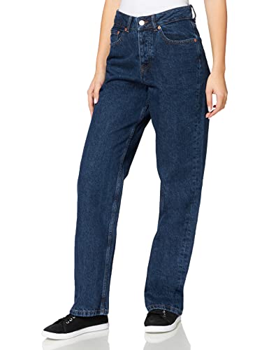 Jack & Jones Women's JJXX JXSEVILLE Loose MW NR5001 NOOS Jeans, Dark Blue Denim, 28/32 von JACK & JONES