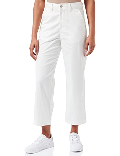 JACK&JONES Women's JJXX JXSIA Regular HW Pants NOOS Chinohose, White, 25/30 von JACK & JONES