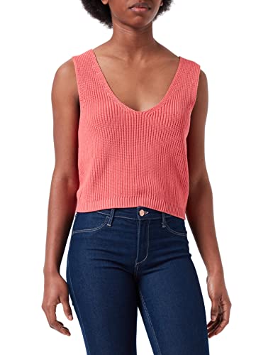 JACK&JONES Women's JJXX JXSTELLA Twist Knit TOP SN, Tea Rose, L von JACK & JONES