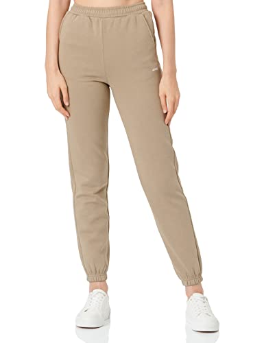 JJXX Women's JXABBIE HW REL Every Brush Pants NOOS Hose, Brindle/Print:White Logo, L von JJXX