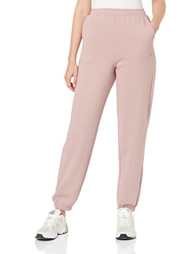 JJXX Women's JXABBIE HW REL Every Brush Pants NOOS Hose, Woodrose/Print:Festival Fuchsia Logo, L von JJXX