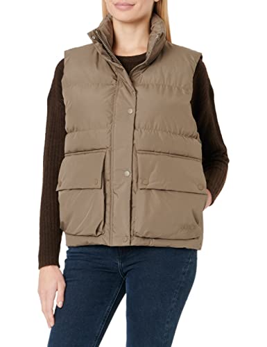 JACK & JONES Women's JXCARLA Note Puffer Vest SN Pufferweste, Morel, M von JACK & JONES