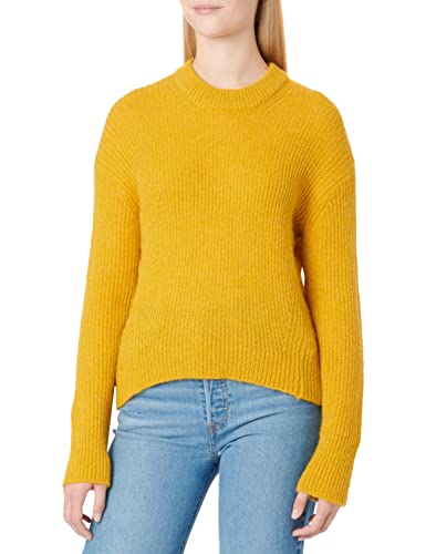 JACK & JONES Women's JXEMBER Fluffy Crew Neck Knit NOOS Strickpullover, Tawny Olive, S von JACK & JONES