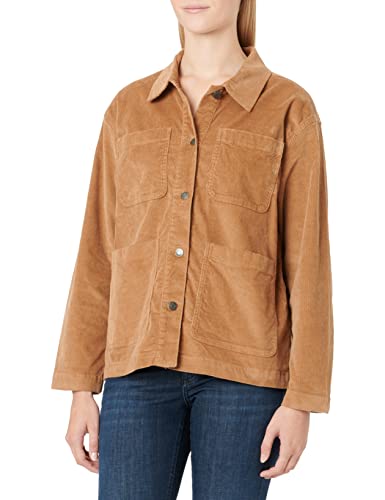 JACK & JONES Women's JXGELLY RLX Cord Overshirt SN Cordjacke, Tigers Eye, XS von JACK & JONES