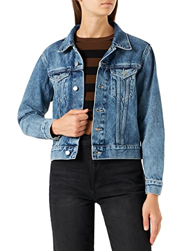 JJXX Women's JXMELINA Regular Jacket CR3 NOOS Jacke, Light Blue Denim, XL von JACK & JONES