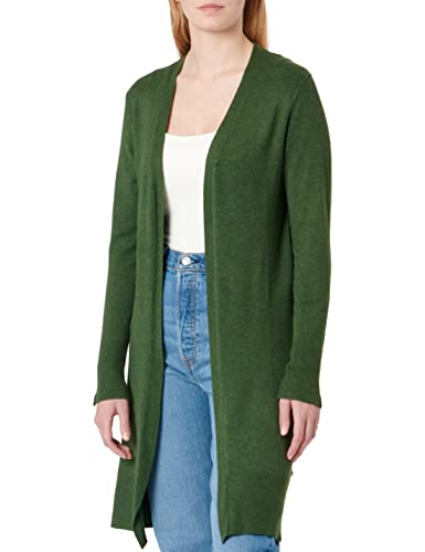 JACK&JONES Women's JXMILEY Soft Long Cardigan Knit NOOS Strickjacke, Grau, XS von JACK & JONES