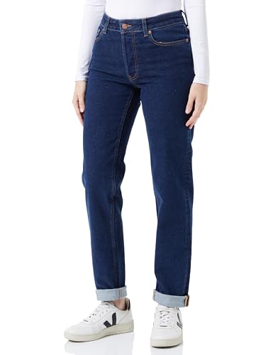 JJXX Women's JXSEOUL Straight MW RC3001 RCY NOOS Hose, Dark Blue Denim, 27/32 von JJXX