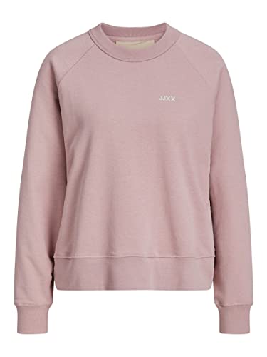 JACK&JONES Womens JXCAITLYN LS Oversize TIME Sweat NOOS Sweatshirt, Woodrose/Detail:EMB Moonbeam, M von JACK & JONES