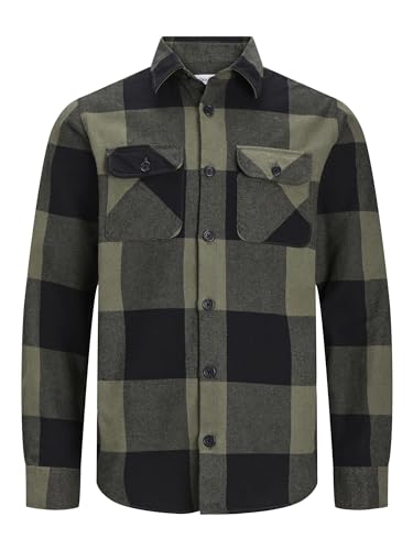 JACK & JONES male Overshirt JJEDARREN BUFFALO OVERSHIRT LS NOOS von JACK & JONES