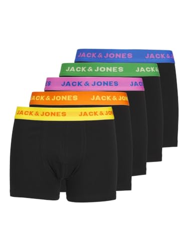 Jack & Jones Cleo Solid Trunk Boxershorts Jungen (5-pack) - 140 von JACK & JONES