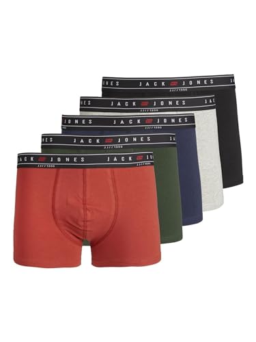 Jack & Jones Nagee Trunk Boxershorts Herren (5-pack) - M von JACK & JONES