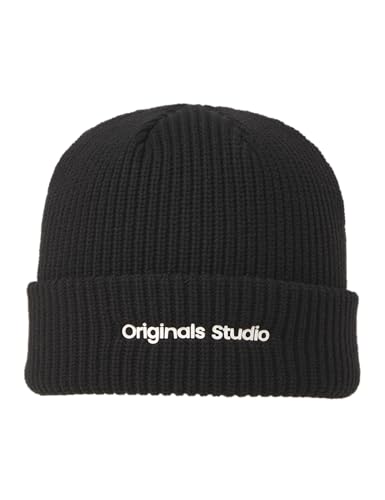 JACK & JONES JACVESTERBRO Beanie NOOS12261001,Schwarz,Einheitsgröße von JACK & JONES