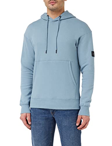 JACK & JONES Herren Kapuzenpullover Hoodie JCOCLASSIC Waffle - Relaxed Fit, Mountain Spring,S von JACK & JONES