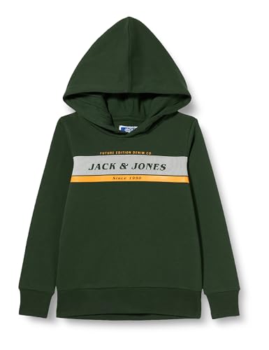 Jack & Jones JJALEX Sweat Hood JNR Kapuzenpullover,Mountain View,140 von JACK & JONES