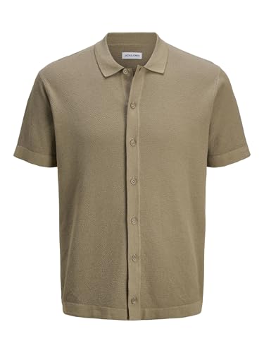 JJEEMIL Knit Structure Shirt SS SN von JACK & JONES