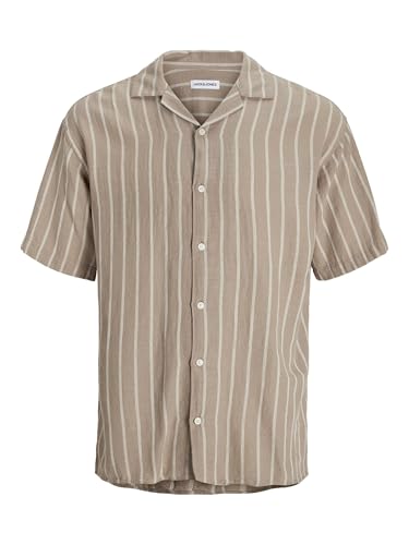 JJEENZO Stripe Resort Shirt SS SN von JACK & JONES