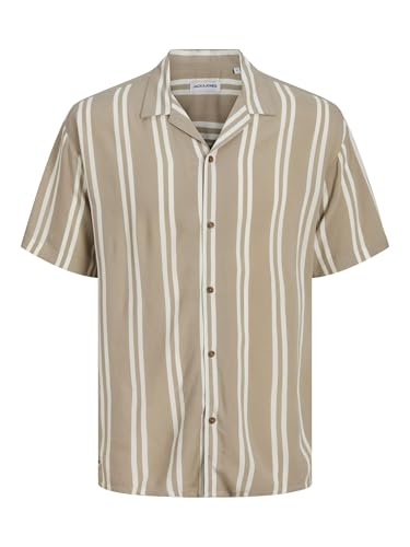 JJEJEFF Stripe Resort Shirt SS SN von JACK & JONES