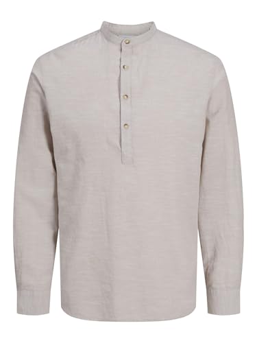 JJESUMMER Half Placket Shirt LS SN von JACK & JONES