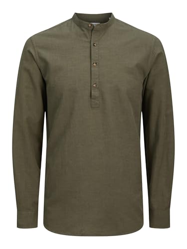 JJESUMMER Half Placket Shirt LS SN von JACK & JONES