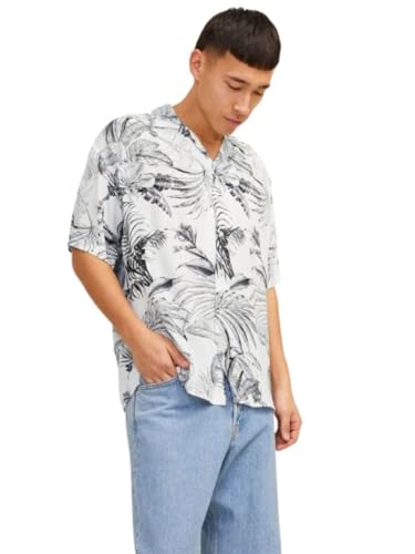 JJGURU Monochrome AOP Resort Shirt SS von JACK & JONES