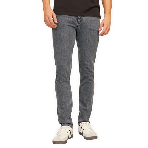 JACK & JONES Jeans Herren Stretch - Regular Fit Jeanshose - Klassische Herrenjeans mit Stonewash, Komfort-Stretch, Mid-Rise, 5-Pocket Design von JACK & JONES
