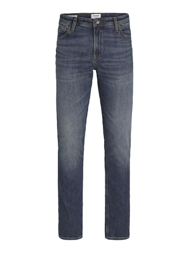JACK & JONES Herren Regular fit Jeans JJICLARK JJORIGINAL AM 419 NOOS 12258105,Blue Denim,33W / 32L von JACK & JONES