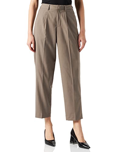 JJXX Damen JJXX JXCHLOE REGULAR HW PANT NOOS Chino, Brindle, 24/32 von JACK & JONES