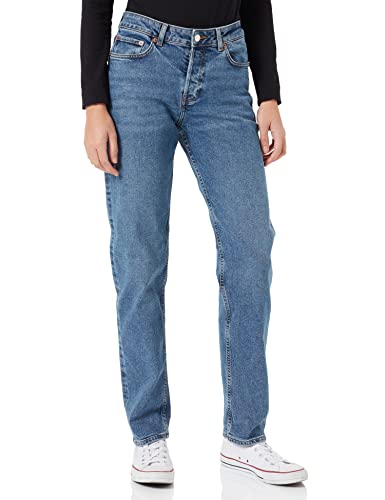 JJXX Damen JJXX JXSEOUL STRAIGHT MW CC3002 NOOS Jeans, Medium Blue Denim, 29/34 von JACK & JONES