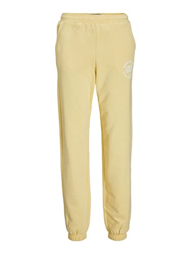 JACK & JONES Damen JXBIANCA HW Relaxed Vint Sweatpants SN Jogginghose, Sunlight/Print:Denim Studio, M von JACK & JONES