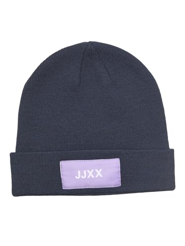 JJXX Damen Jjxx Jxbasic Logo Beanie Sn Strickm tzen f r Damen, Navy Blazer, Einheitsgröße EU von JACK & JONES