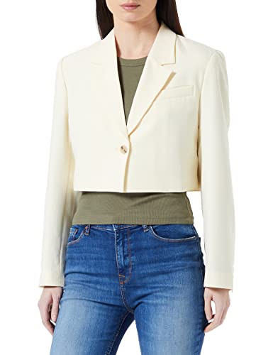 JJXX Women's JXMARY Cropped SN Blazer, Seedpearl, L von JACK & JONES