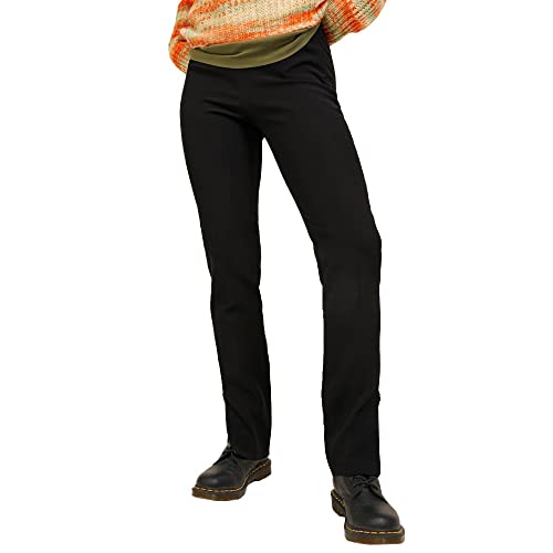 JACK & JONES Damen JXMYNTE Slim HW Pant NOOS Chino Hose, Black, XL von JACK & JONES
