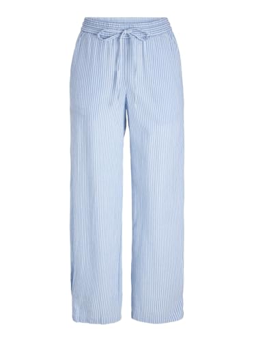 Jack & Jones Damen Jxwindy Seersucker Mw Barrel Pant WVN Sn Hose, Little Boy Blue/Stripes:Stripe, M EU von JJXX