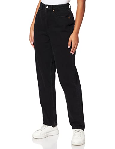 JJXX Women's JJXX JXLISBON MOM HW NR4004 NOOS Jeans, Black Denim, 24/30 von JACK & JONES