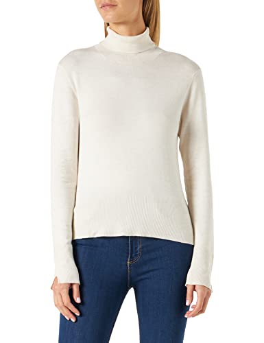 JJXX Women's JXAVA LS Soft ROLL Neck Knit NOOS Pullover, Snow White, XL von JACK & JONES