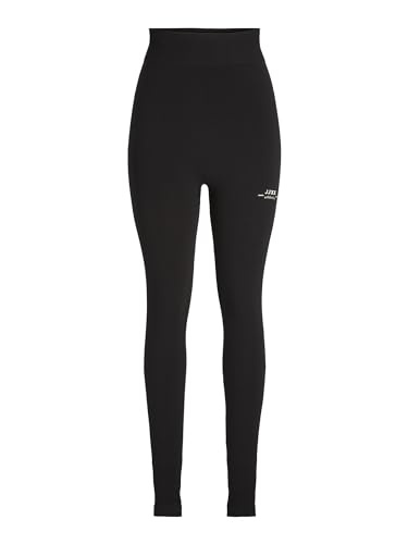 JJXX Women's JXCHARLOTTE Seamless Leggings ATHL NOOS Strumpfhose, Black, L von JACK & JONES