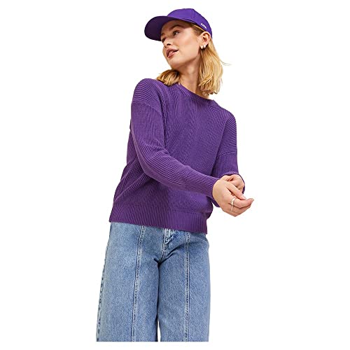 JJXX Women's JXMILA LS Twist Crew Neck Knit NOOS Pullover, Royal Lilac, M von JACK & JONES