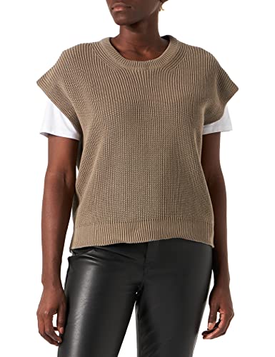 JJXX Women's JXZOE Twist Vest Knit NOOS T-Shirt, Brindle, M von JACK & JONES