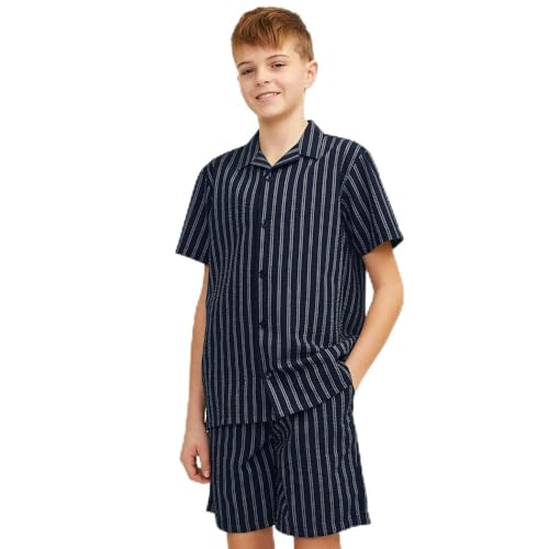 JORPALMA Seersucker Shirt SS JNR von JACK & JONES