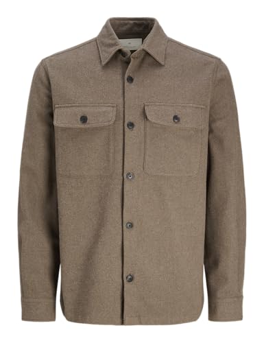 JPRRAYMOND Melange SOLID LS Overshirt SN von JACK & JONES