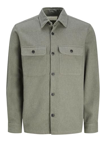 JPRRAYMOND Melange SOLID LS Overshirt SN von JACK & JONES
