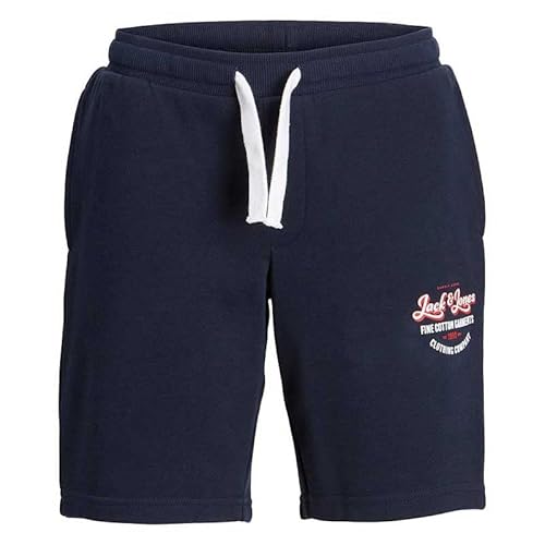 JPSTANDY Jack & Jones 12225211 Sportshorts für Kinder, Marineblau, Größe 8 Jahre von JACK & JONES