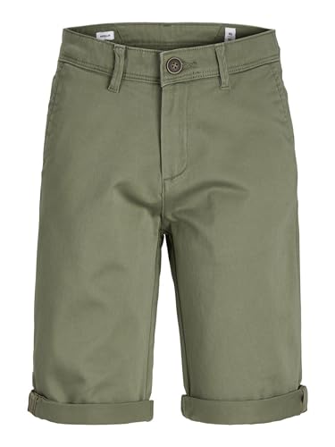 Jack & Jones Unisex Kinder Jpstbowie Jjshorts Solid Sa Sn Jnr Shorts, Deep Lichen Green, 146 von JACK & JONES
