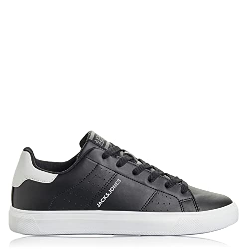 Jack and Jones Herren Ealing Cup Sneaker, Weiß, anthrazit, 42 EU von JACK & JONES