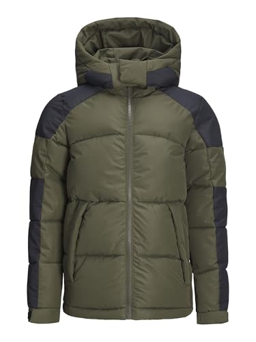 JACK&JONES JUNIOR Jungen JCOAERO Puffer JNR Pufferjacke, Forest Night/Detail:Black Blocking, 152 JACK&JONES JUNIOR Jungen JCOAERO Puffer JNR Pufferjacke, Forest Night/Detail:Black Blocking, 152 von JACK & JONES
