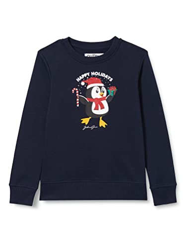 Jack & Jones Boy's JORTOON Sweat Crew Neck Xmas JNR Weihnachts-Sweatshirt, Navy Blazer, 176 Jack & Jones Boy's JORTOON Sweat Crew Neck Xmas JNR Weihnachts-Sweatshirt, Navy Blazer, 176 von JACK & JONES