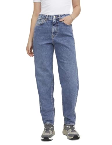 Jack & Jones Damen JJXX JXLISBON MOM HW CCE4002 RCY NOOS Jeanshose, Medium Blue Denim, 30W / 32L von JACK & JONES