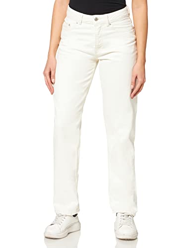 JACK & JONES Damen JJXX JXSEOUL STRAIGHT MW NR3012 NOOS Jeans, White Denim, 24/30 von JACK & JONES